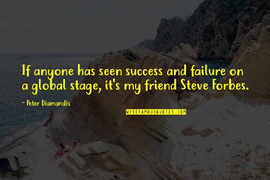 Friend And Success Quotes By Peter Diamandis: If anyone has seen success and failure on