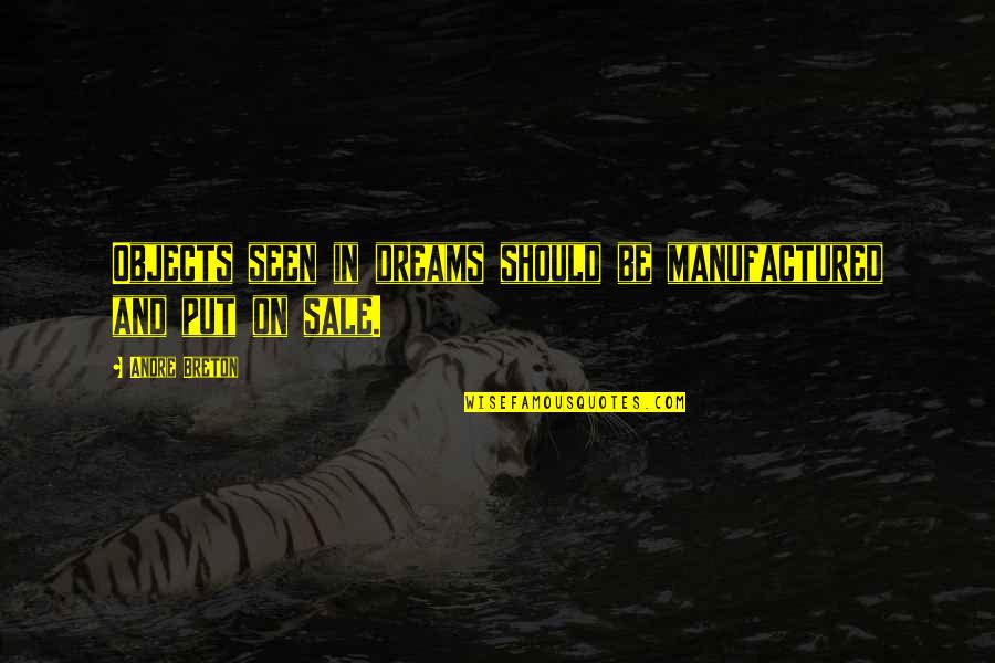 Friendly Teacher Student Relationship Quotes By Andre Breton: Objects seen in dreams should be manufactured and