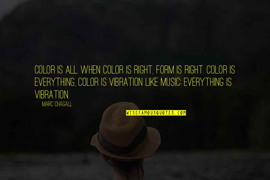 Friends And Cookies Quotes By Marc Chagall: Color is all. When color is right, form Friends And Cookies Quotes By Marc Chagall: Color is all. When color is right, form
