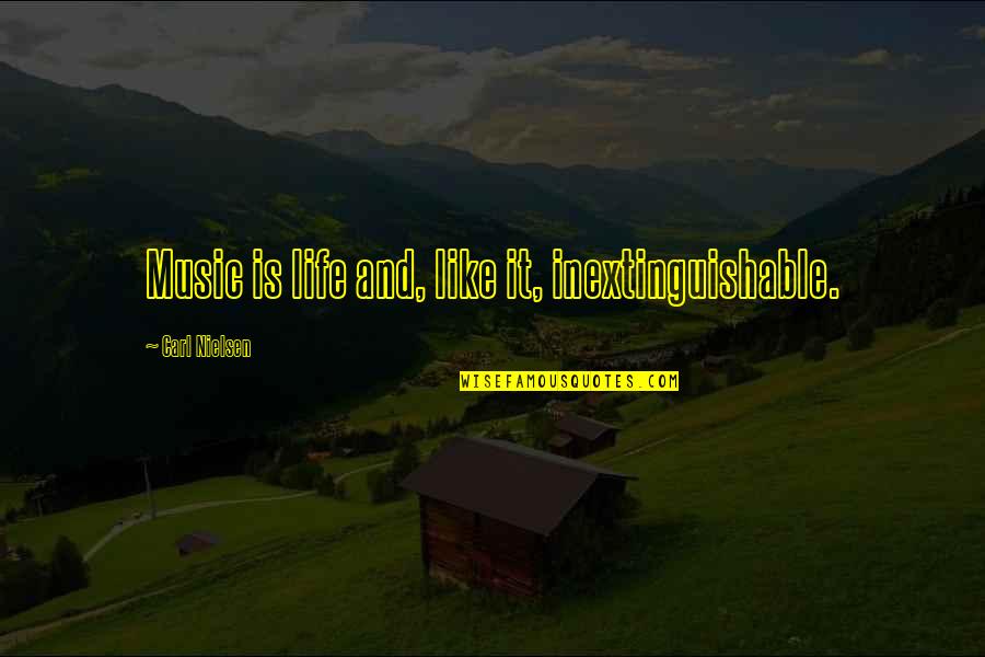 Friends Ghosting Quotes By Carl Nielsen: Music is life and, like it, inextinguishable. Friends Ghosting Quotes By Carl Nielsen: Music is life and, like it, inextinguishable.