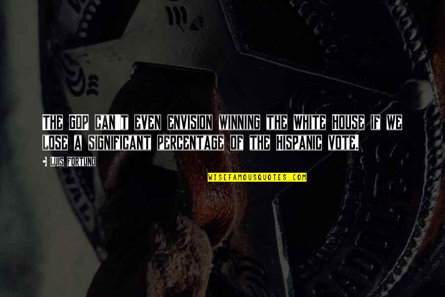 Friends Moving Away Quotes By Luis Fortuno: The GOP can't even envision winning the White
