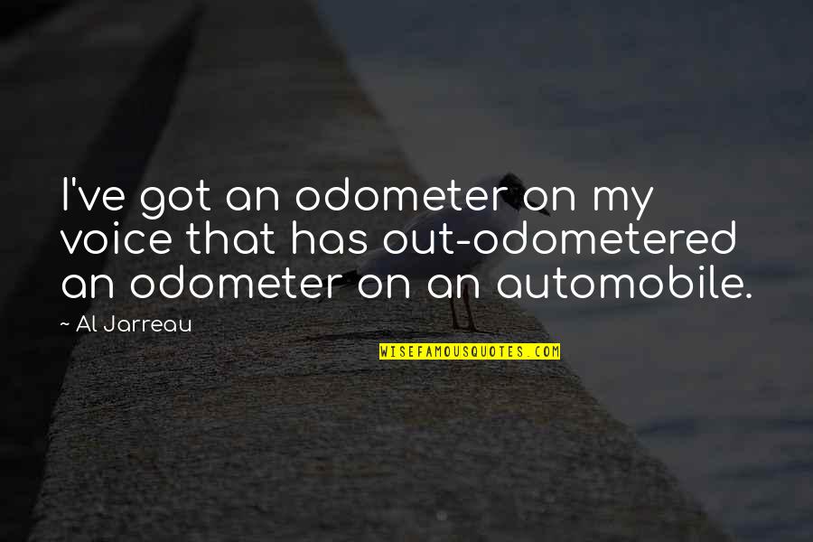 Friendship Beyond 20 Years Olds Quotes By Al Jarreau: I've got an odometer on my voice that