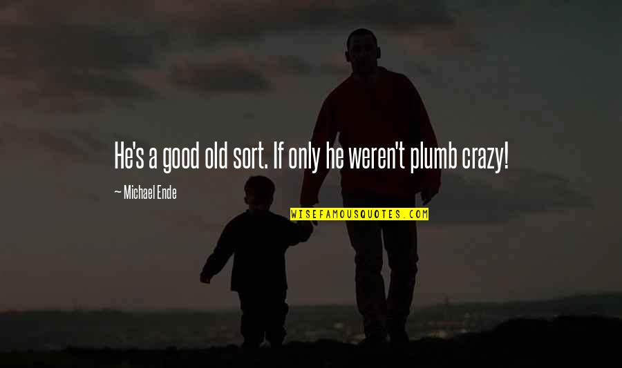 Friendship Relationships Quotes By Michael Ende: He's a good old sort. If only he