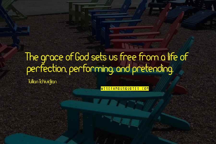 Friendship Triangle Quotes By Tullian Tchividjian: The grace of God sets us free from