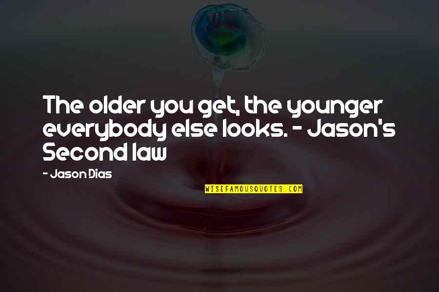 Frieza Quotes By Jason Dias: The older you get, the younger everybody else