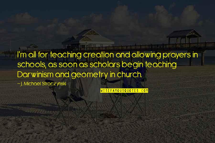 Frodel Quotes By J. Michael Straczynski: I'm all for teaching creation and allowing prayers Frodel Quotes By J. Michael Straczynski: I'm all for teaching creation and allowing prayers