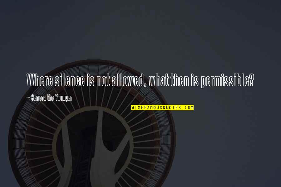 Frog Quote Quotes By Seneca The Younger: Where silence is not allowed, what then is Frog Quote Quotes By Seneca The Younger: Where silence is not allowed, what then is