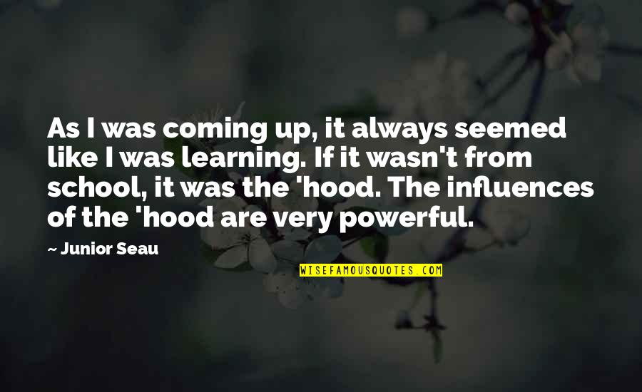 From The Hood Quotes By Junior Seau: As I was coming up, it always seemed