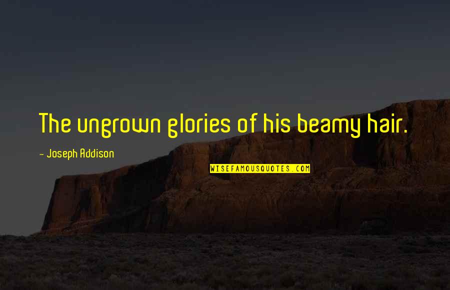 Froomer Liquid Quotes By Joseph Addison: The ungrown glories of his beamy hair. Froomer Liquid Quotes By Joseph Addison: The ungrown glories of his beamy hair.