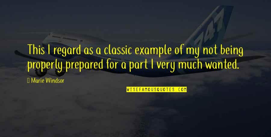 Frowsy Quotes By Marie Windsor: This I regard as a classic example of Frowsy Quotes By Marie Windsor: This I regard as a classic example of