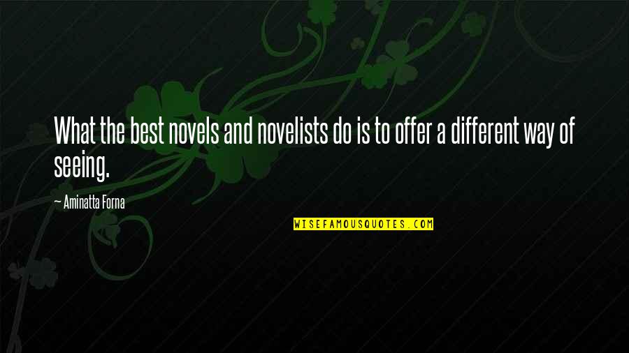 Frustrated Singer Quotes By Aminatta Forna: What the best novels and novelists do is