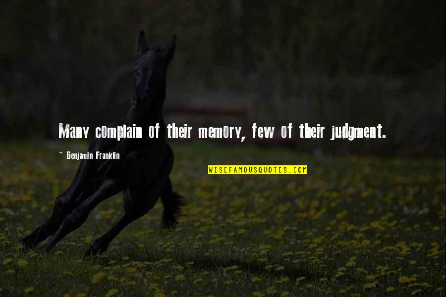 Fsr Stock Quotes By Benjamin Franklin: Many complain of their memory, few of their Fsr Stock Quotes By Benjamin Franklin: Many complain of their memory, few of their
