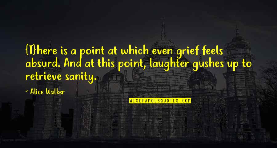 Fsultx Quotes By Alice Walker: {T}here is a point at which even grief