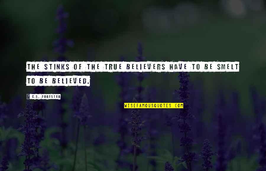 Fuat Hoca Quotes By C.S. Forester: The stinks of the true believers have to