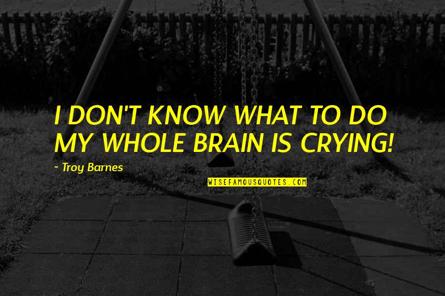Fujitora Quote Quotes By Troy Barnes: I DON'T KNOW WHAT TO DO MY WHOLE Fujitora Quote Quotes By Troy Barnes: I DON'T KNOW WHAT TO DO MY WHOLE