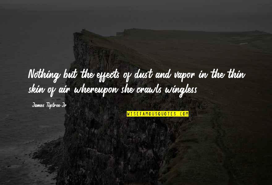 Fukushima Reactor Quotes By James Tiptree Jr.: Nothing but the effects of dust and vapor Fukushima Reactor Quotes By James Tiptree Jr.: Nothing but the effects of dust and vapor