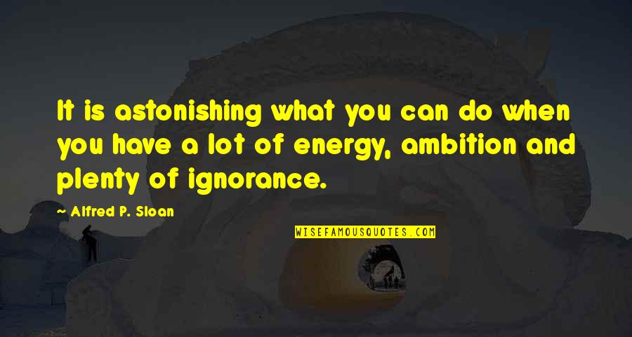 Fulcrum Quotes By Alfred P. Sloan: It is astonishing what you can do when Fulcrum Quotes By Alfred P. Sloan: It is astonishing what you can do when