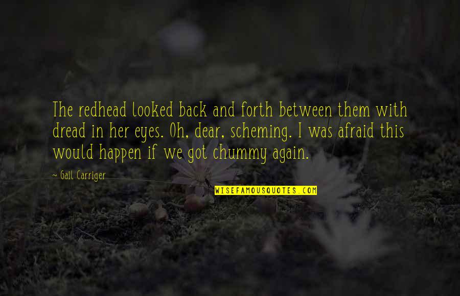 Full Car Respray Quote Quotes By Gail Carriger: The redhead looked back and forth between them Full Car Respray Quote Quotes By Gail Carriger: The redhead looked back and forth between them