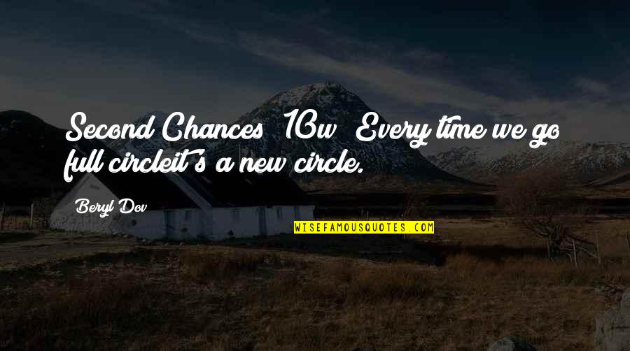 Full Time Quotes By Beryl Dov: Second Chances [10w] Every time we go full