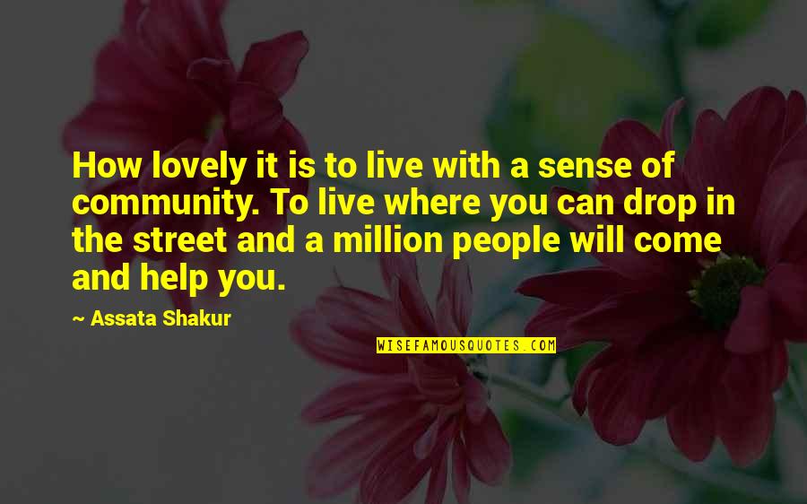 Fun Times Together Quotes By Assata Shakur: How lovely it is to live with a