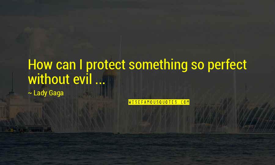 Fundatia Dan Quotes By Lady Gaga: How can I protect something so perfect without