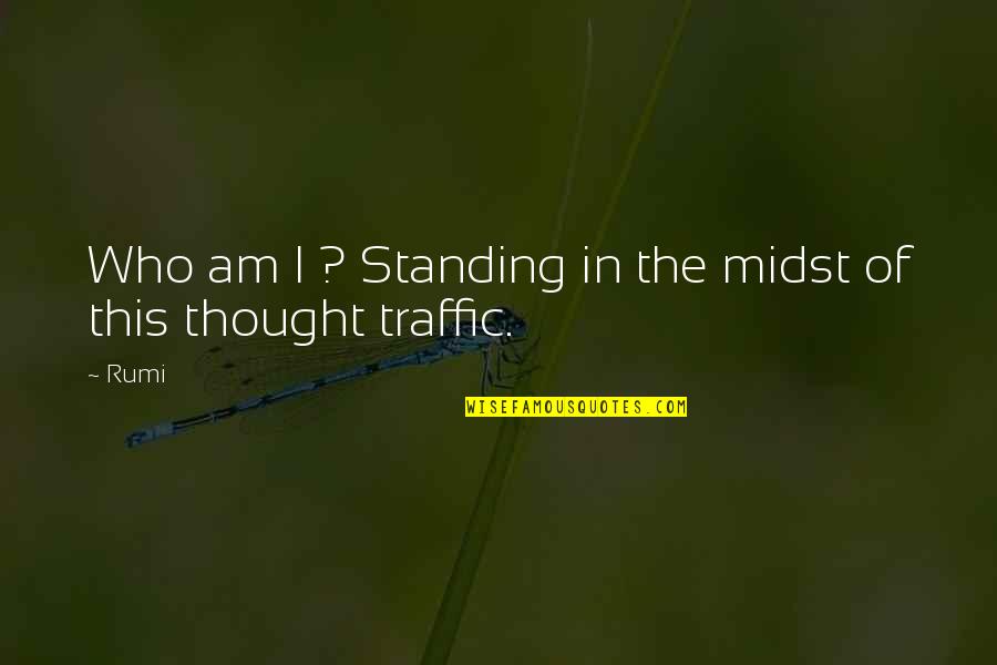 Funniest Rocky Quotes By Rumi: Who am I ? Standing in the midst