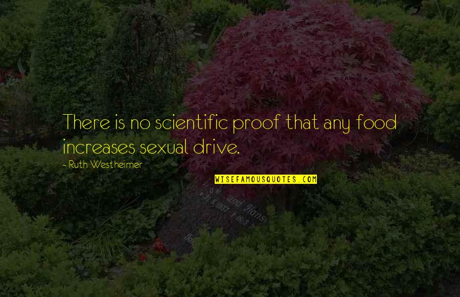 Funny Beards Quotes By Ruth Westheimer: There is no scientific proof that any food