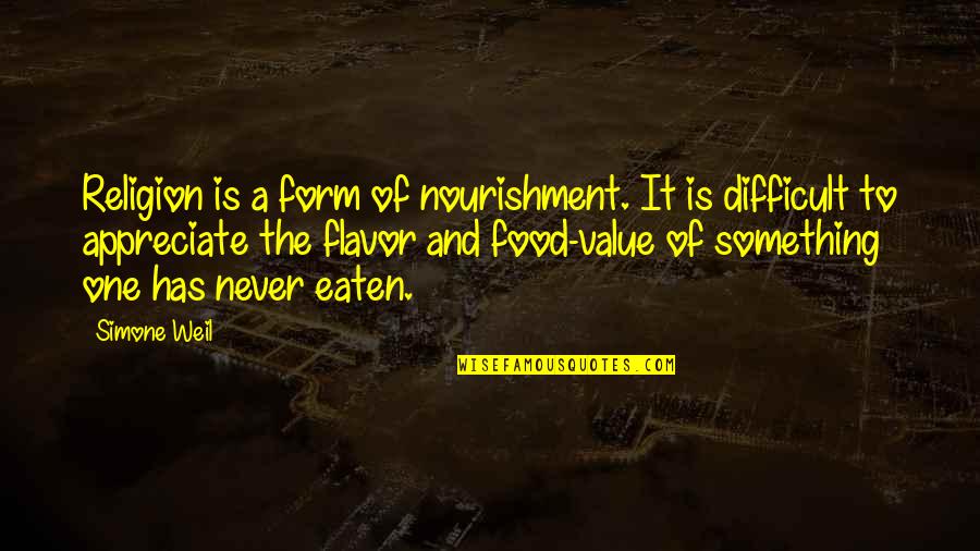 Funny Being Poked On Facebook Quotes By Simone Weil: Religion is a form of nourishment. It is