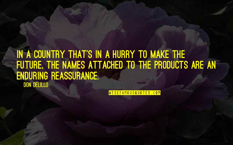Funny Catholicism Quotes By Don DeLillo: In a country that's in a hurry to
