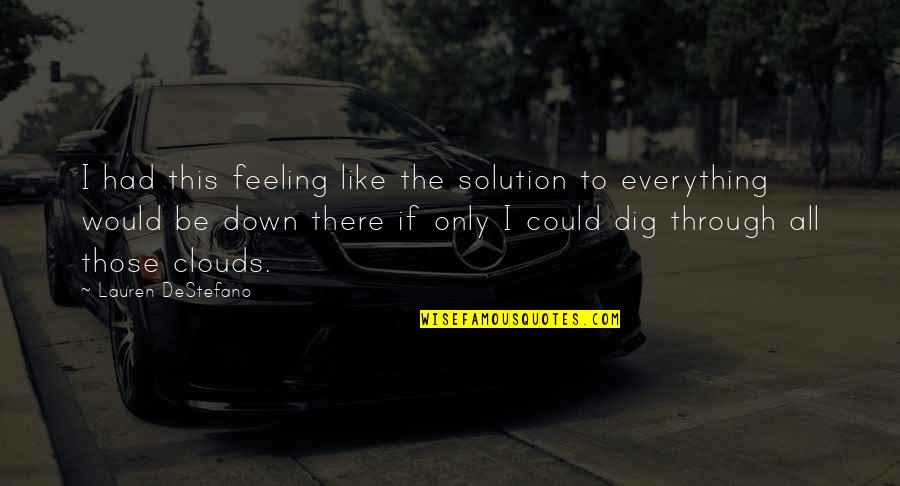 Funny Contracting Quotes By Lauren DeStefano: I had this feeling like the solution to