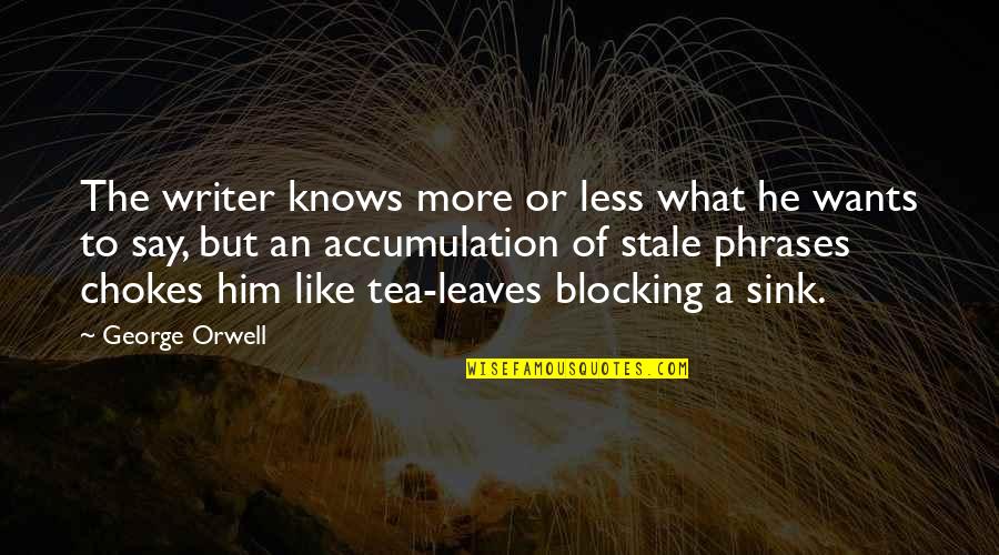 Funny Dog Sayings And Quotes By George Orwell: The writer knows more or less what he Funny Dog Sayings And Quotes By George Orwell: The writer knows more or less what he