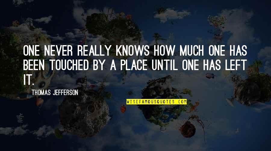 Funny Doormat Quotes By Thomas Jefferson: One never really knows how much one has Funny Doormat Quotes By Thomas Jefferson: One never really knows how much one has