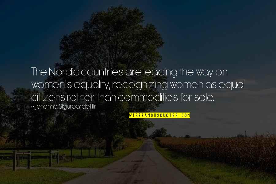 Funny Dry Cleaning Quotes By Johanna Siguroardottir: The Nordic countries are leading the way on