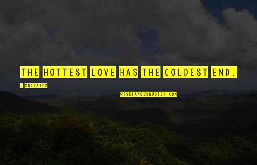 Funny Explosive Quotes By Socrates: The hottest love has the coldest end.