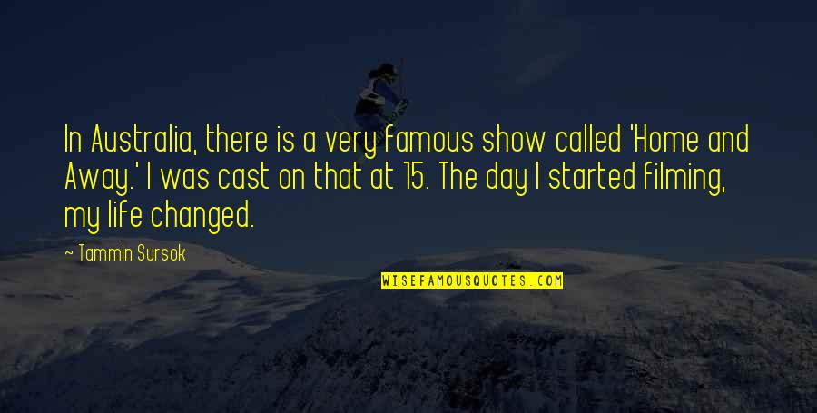 Funny Fitness Challenge Quotes By Tammin Sursok: In Australia, there is a very famous show Funny Fitness Challenge Quotes By Tammin Sursok: In Australia, there is a very famous show
