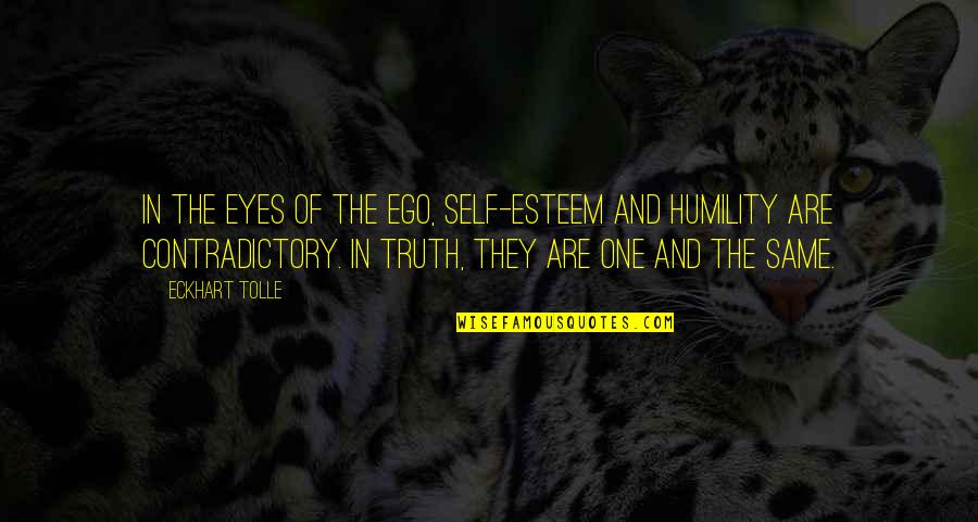 Funny Hairstyle Quotes By Eckhart Tolle: In the eyes of the ego, self-esteem and