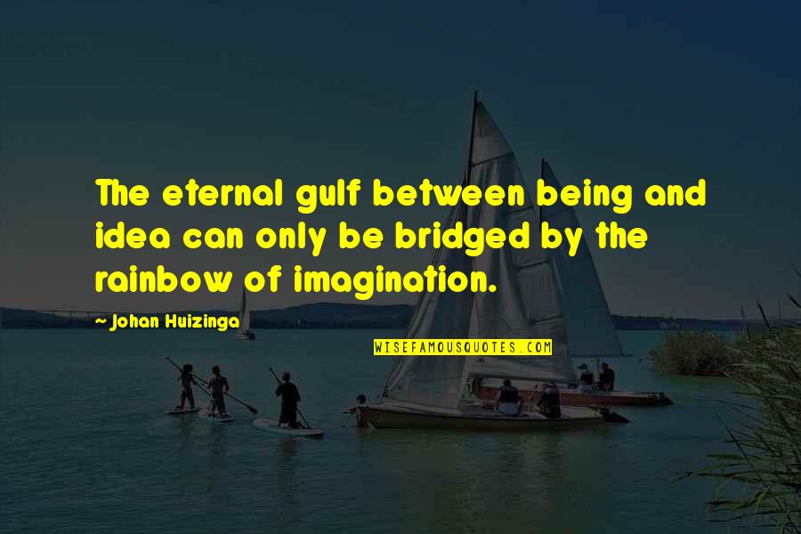 Funny Happy Birthday Wishes For Boss Quotes By Johan Huizinga: The eternal gulf between being and idea can