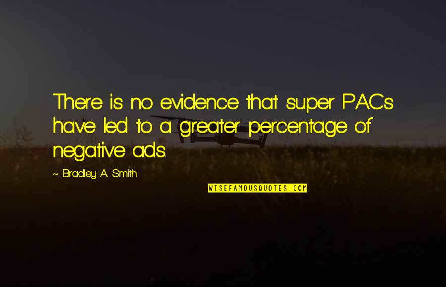 Funny Jerry Glanville Quotes By Bradley A. Smith: There is no evidence that super PACs have