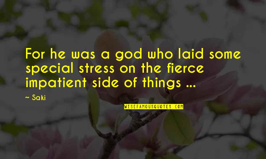 Funny Kobe Quotes By Saki: For he was a god who laid some