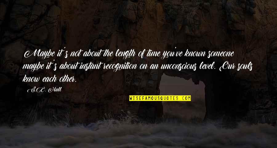 Funny Lash Quotes By S.E. Hall: Maybe it's not about the length of time
