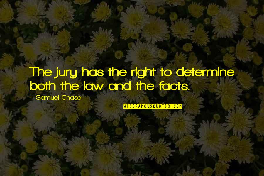 Funny Mortgage Quotes By Samuel Chase: The jury has the right to determine both