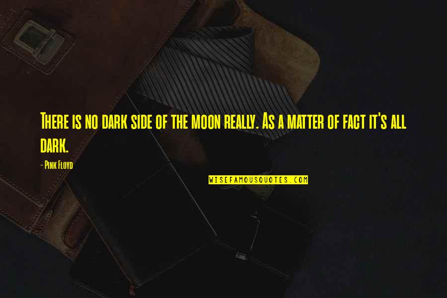 Funny Nae Nae Quotes By Pink Floyd: There is no dark side of the moon