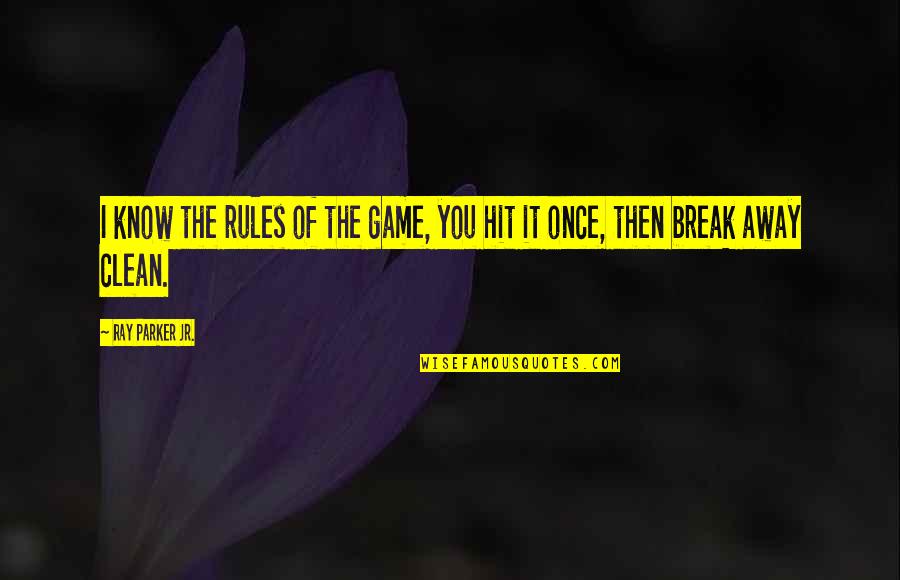 Funny New Mother Quotes By Ray Parker Jr.: I know the rules of the game, you