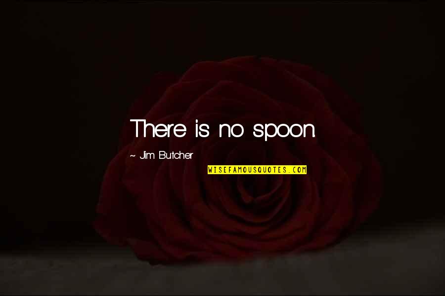 Funny No Quotes By Jim Butcher: There is no spoon. Funny No Quotes By Jim Butcher: There is no spoon.