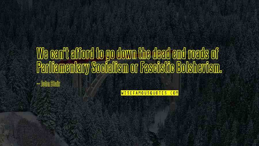 Funny Photosynthesis Quotes By John Blair: We can't afford to go down the dead