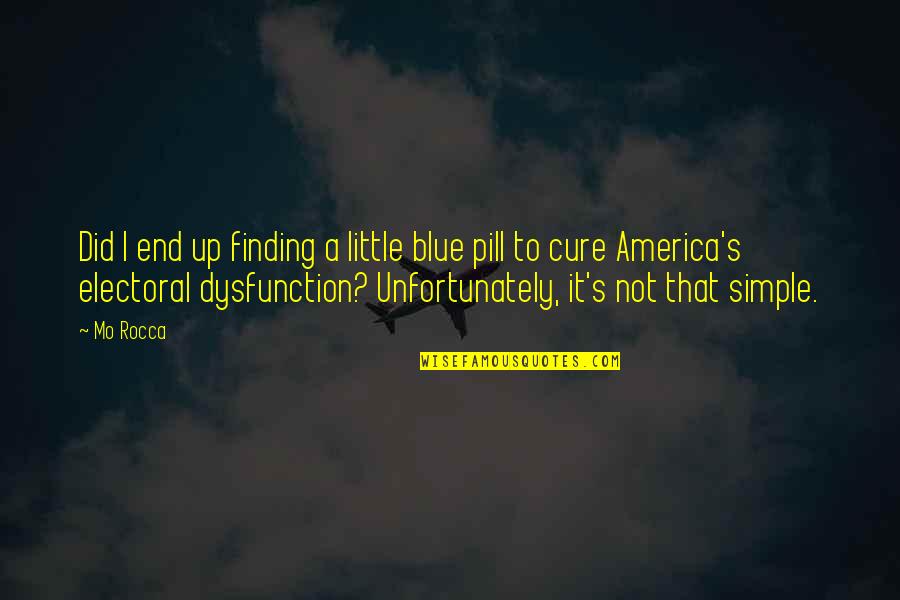 Funny Post-election Quotes By Mo Rocca: Did I end up finding a little blue