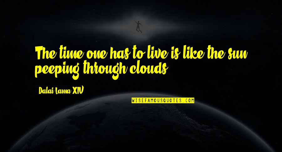 Funny Railroad Quotes By Dalai Lama XIV: The time one has to live is like