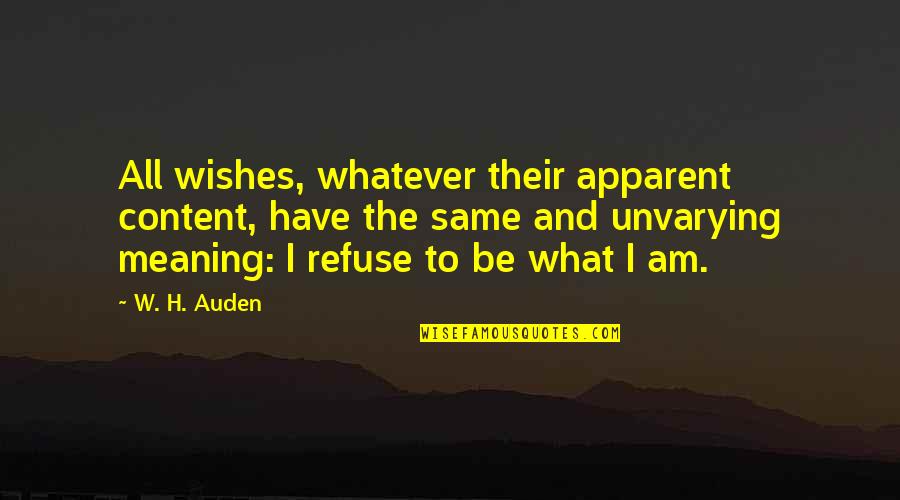 Funny Refrigerator Magnets Quotes By W. H. Auden: All wishes, whatever their apparent content, have the