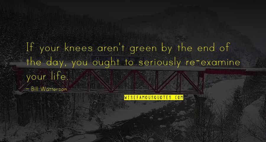 Funny Romania Quotes By Bill Watterson: If your knees aren't green by the end