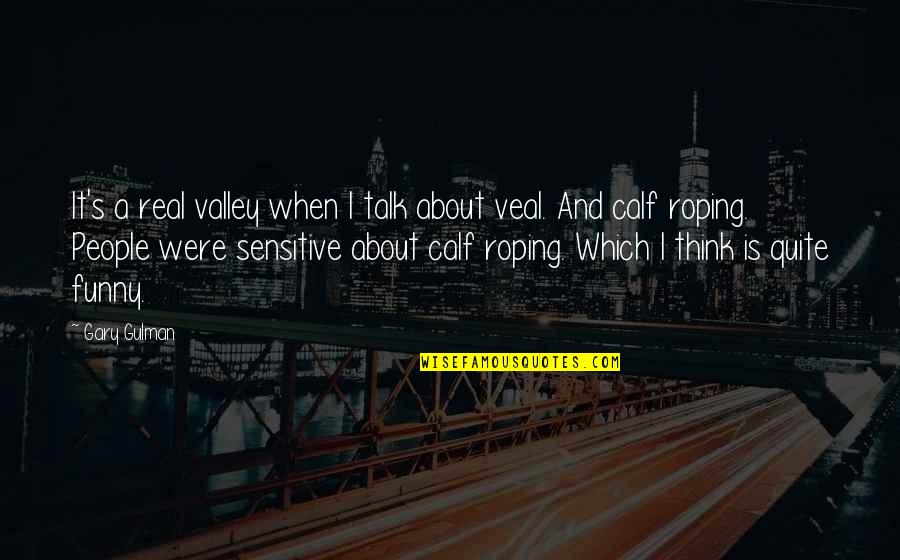Funny Roping Quotes By Gary Gulman: It's a real valley when I talk about